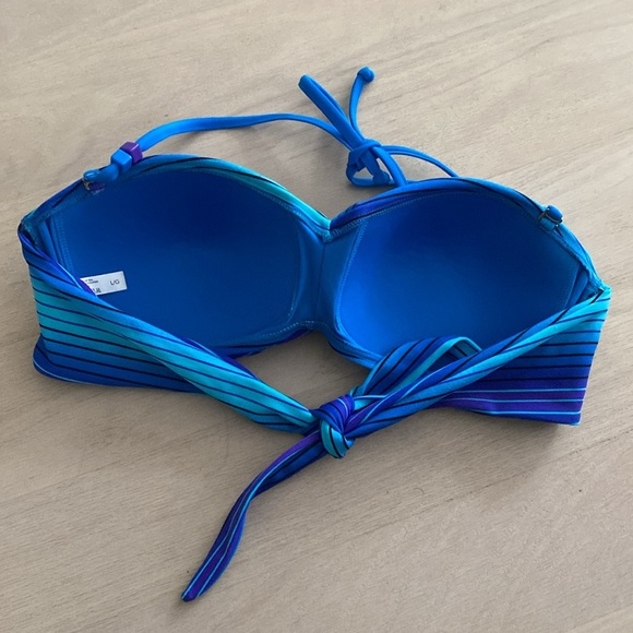 La Vie en Rose Aqua- Bikini Top - Large - Picture 3 of 7